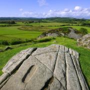 Dunadd Hill Fort, the original crowning place of the Kings of Scotland, Lochgilphead