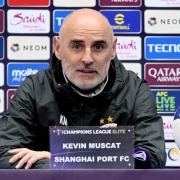 Kevin Muscat speaks to the media