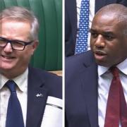 Foreign Secretary David Lammy sparked anger from SNP MP Brendan O'Hara (left)