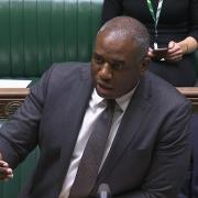 Foreign Secretary David Lammy pictured speaking in the House of Commons