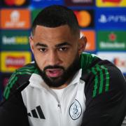 Cameron Carter-Vickers during a press conference at Celtic Park, Glasgow.