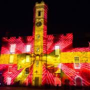 One of this year's Castle of Light projections