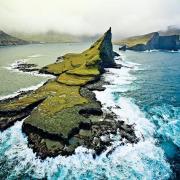The Faroe Islands lie 200 miles north-west of Shetland