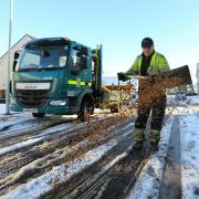 The Met Office has warned people to take care as snow and ice are expected to hit parts of Scotland