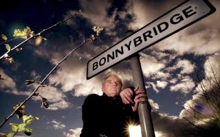 Billy Buchanan photographed in UFO hotspot Bonnybridge