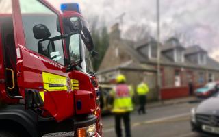 One person has died following a fire at a flat, police have confirmed