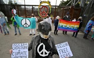 Anti-nuke activists regularly target Faslane where weapons of mass destruction are housed