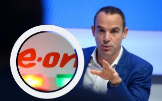 A tweet from the E.ON Next account appeared to blame the actions of Martin Lewis for its website crashing (PA)