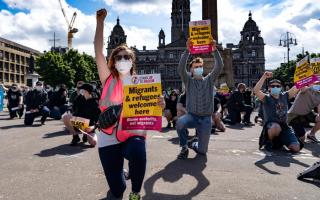 The counter-protest has been set up in response to a 'pro-UK' demonstration planned in Glasgow for this weekend