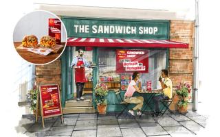 Walkers to launch sandwich shop in Glasgow this month