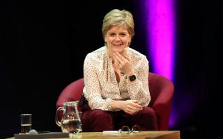 Former first minister Nicola Sturgeon chairs an event