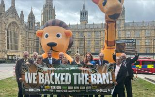 Martyn Day joined parliamentarians from across the house to demonstrate in support of the bill outside Westminster