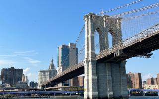 The Brooklyn Bridge in New York City