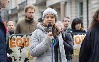 Greta Thunberg was one of six arrested, according to the group which organised the demonstration