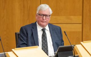 SNP's Fergus Ewing during FMQs