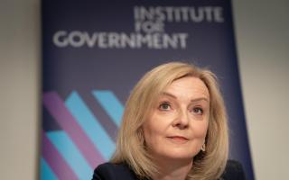 Liz Truss said people were being allowed to demonstrate 'in favour of terrorists'