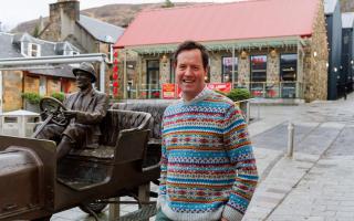 LibDem MP Angus MacDonald pictured outside the Highland Cinema, in Fort William