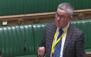 The SNP MP Alan Brown speaking in the House of Commons