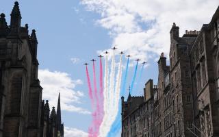 The Red Arrows are set to come to Edinburgh this August.