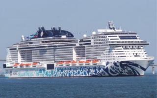 A person fell from a cruise ship travelling from Southampton to Hamburg