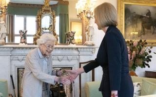 Liz Truss pictured meeting the Queen on becoming prime minister