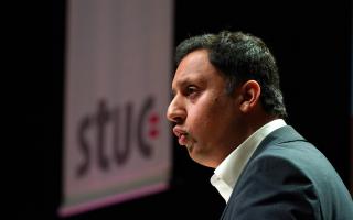 Anas Sarwar appeared at the Scottish Trades Union Congress (STUC) annual congress in Dundee