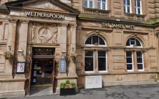 The incident took place at the James Watt pub on Cathcart Street