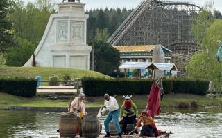 Parc Astérix is inspired by the famous Asterix comic book series