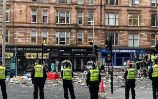 The Glasgow City Council leader took to social media to share her thanks for clean-up crews