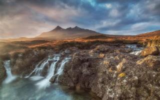 The sign for the Isle of Skye appeared in Kylesku in Sutherland where filming for a Netflix drama is taking place