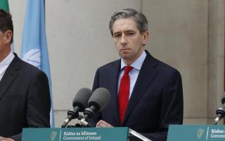 Simon Harris said the  'decision of Ireland is about keeping hope alive'