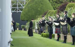 Fresh from Dior’s star-studded event at Drummond Castle in Perthshire, Finlay MacDonald took time out to tell the Sunday National how grateful he is that this year’s Piping Live! festival will go ahead