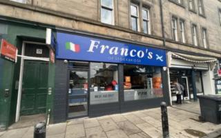 A fish and chip shop in Edinburgh has been put up for sale