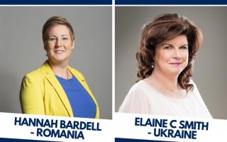 SNP General Election candidate Hannah Bardell will be taking on Elaine C Smith as Romania face Ukraine