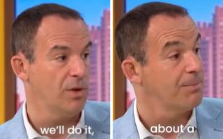 ITV host and money-saving expert Martin Lewis appearing on GMB