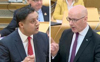 Anas Sarwar and John Swinney clashed at FMQs over people turning to private healthcare