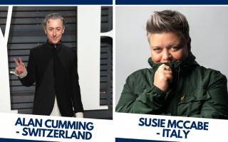 Alan Cumming will go head-to-head with Susie McCabe in the latest National sweepstake fixture