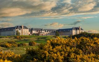 The Fairmont St Andrews luxury hotel is situated along the Fife coast just outside of St Andrews