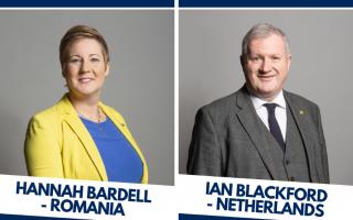 Hannah Bardell will take on Ian Blackford in the latest round of our charity sweep