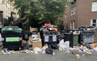Strikes in Edinburgh during the Fringe two years ago led to bins overflowing
