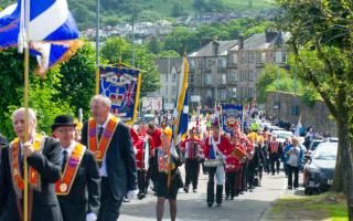 The planned procession will be on a much smaller scale than the major event held in Gourock at the end of June