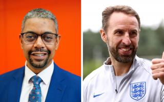 Welsh First Minister Vaughan Gething (left) and England manager Gareth Southgate both resigned on Tuesday