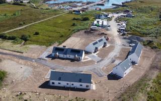 The CCDC has built a mixture of two- and three-bedroom affordable homes at Scalasaig as well as two commercial business units