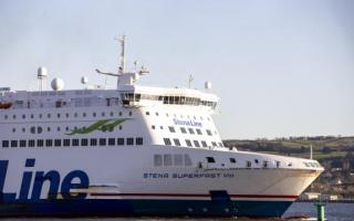 File photo of the Stena Line Superfast VIII, which serves the Belfast to Cairnryan route