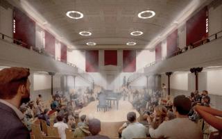 An impression of what the new music centre might look like