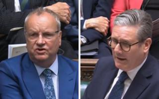 Keir Starmer clashed with Pete Wishart at PMQs