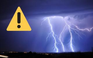 The Met Office has issued a yellow warning for thunderstorms