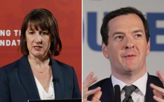 George Osborne has said the cuts announced by Rachel Reeves were almost identical to the ones he announced as chancellor