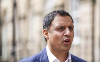 Anas Sarwar picked up the award for the success of his party in the General Election