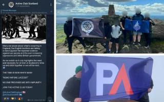 Scottish far-right groups haven't started riots north of the border but they have still been active ...